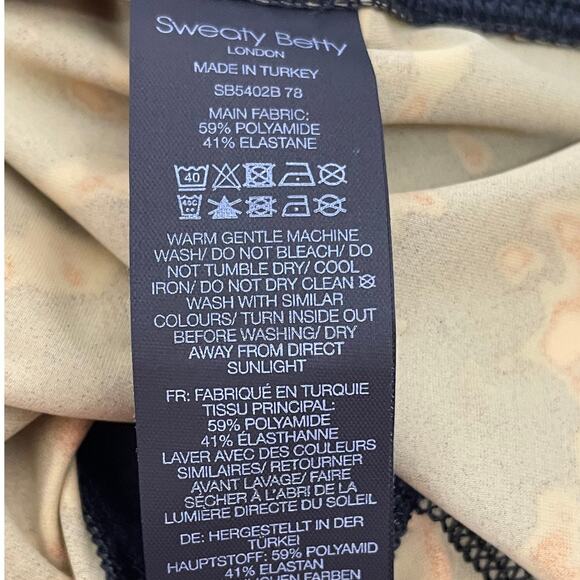 Sweaty Betty Tortoise Shell The Zero Gravity Hip Pocket Legging Women's Sz S NWT - Picture 5 of 12